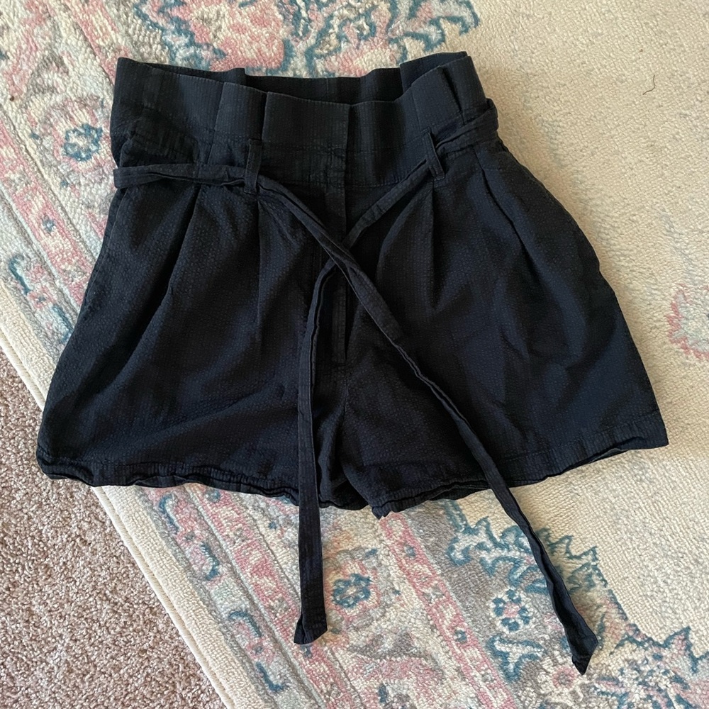J. Crew Paper Bag Pleated Tie Waist Shorts